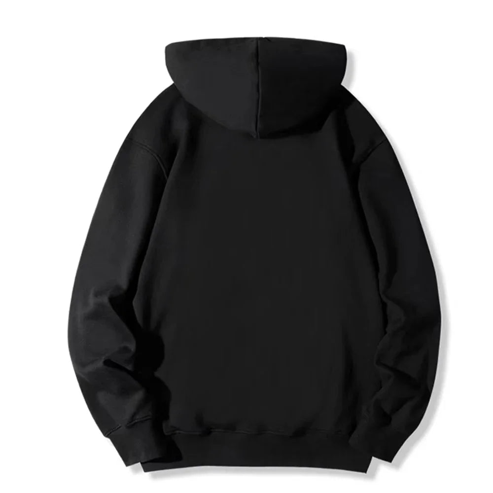 Plain Zip-up Hoodie